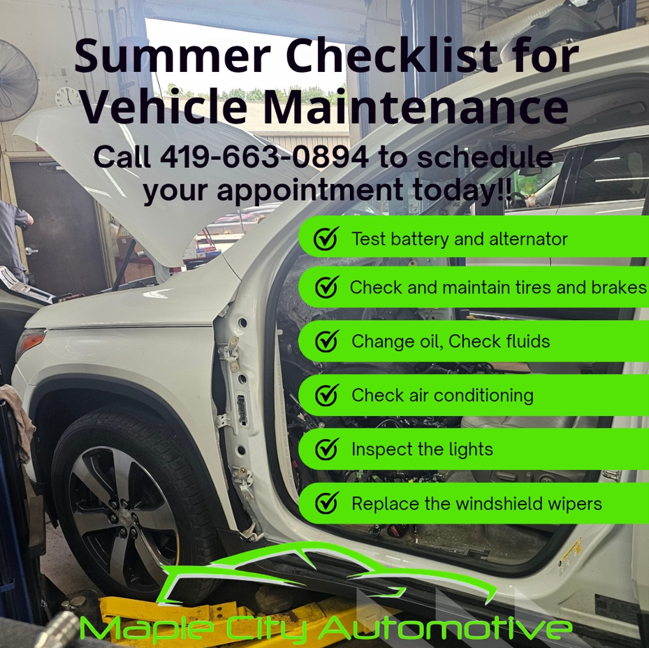 Summer checklist